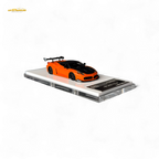 Flame Supercar LB458GT LB Wide-Body - Pearl Orange 1:64 Resin