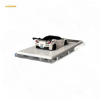 Flame Supercar LB458GT LB Wide-Body - White 1:64 Resin