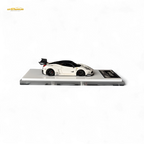 Flame Supercar LB458GT LB Wide-Body - White 1:64 Resin