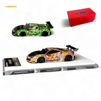 Flame Supercar LB458GT LB Wide-Body - Takashi Murakami Flower Livery - Glows in dark 1:64 Resin