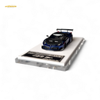 Flame Supercar LB458GT - Metallic Blue 1:64 Resin