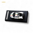 High Rev Model Lamborghini Murcielago LP670-4 SV - White Italian Stripes 1:64