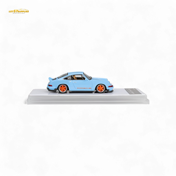 (Pre-Order) Zincit Model Porsche 911 Singer DLS - Gulf Blue 1:64