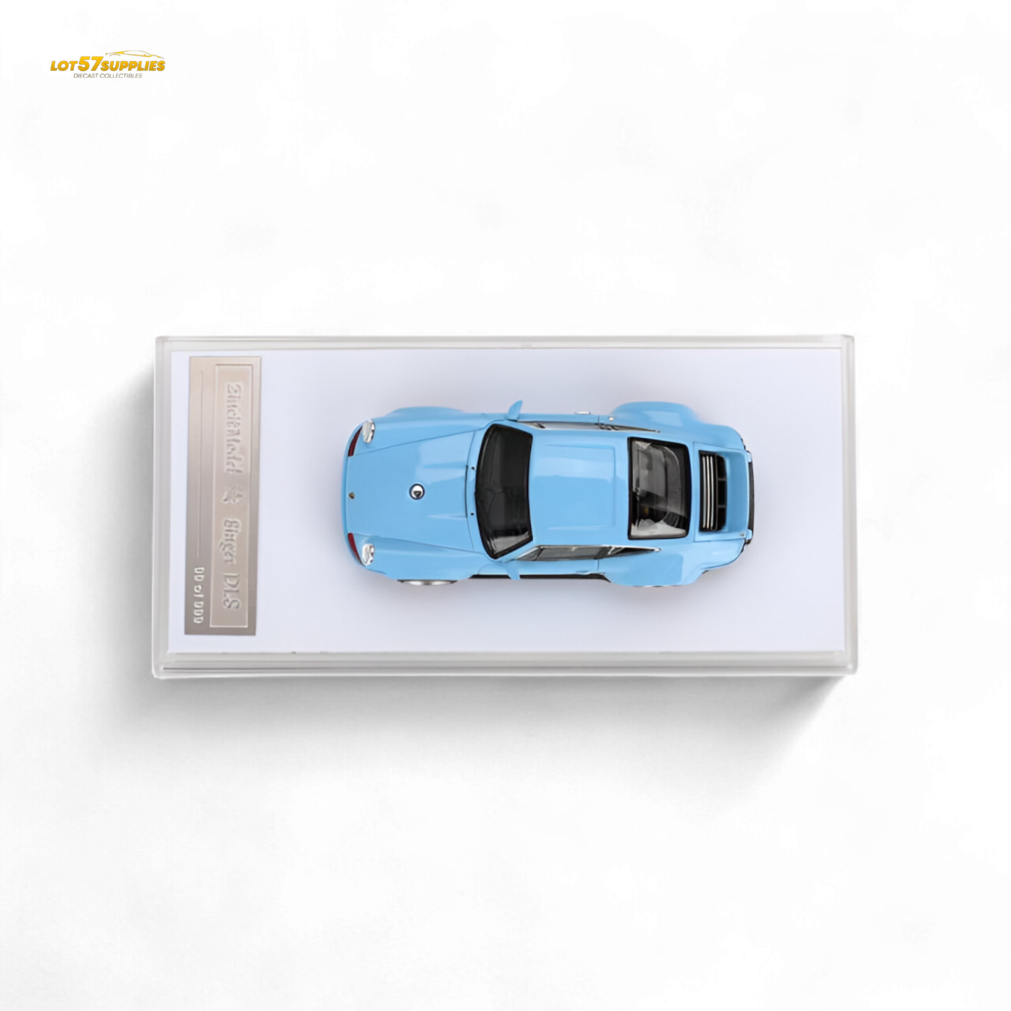(Pre-Order) Zincit Model Porsche 911 Singer DLS - Gulf Blue 1:64