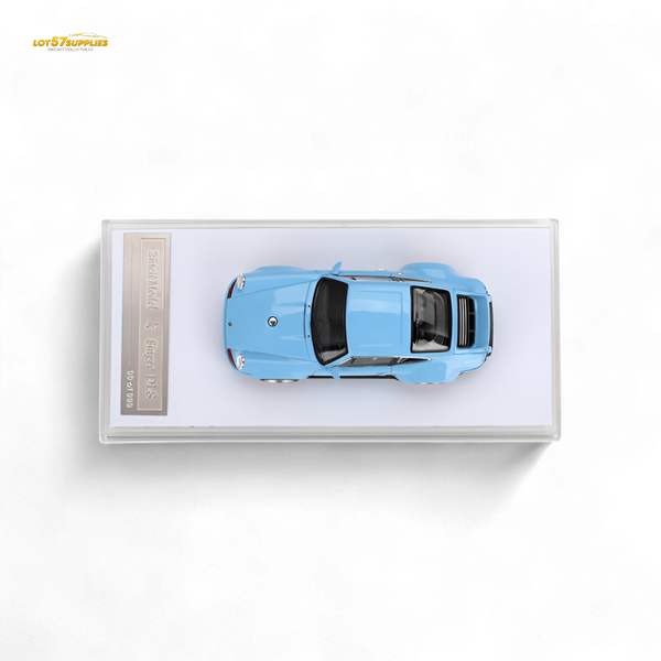 (Pre-Order) Zincit Model Porsche 911 Singer DLS - Gulf Blue 1:64