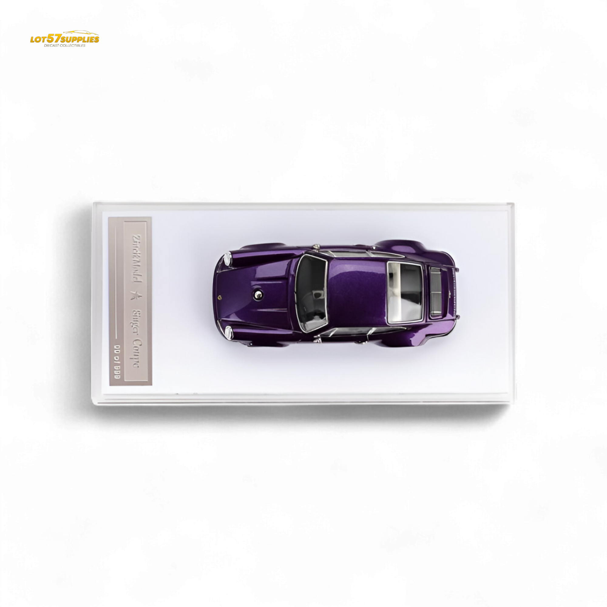 (Pre-Order) Zincit Model Porsche 911 Singer Coupe - Metallic Purple 1:64