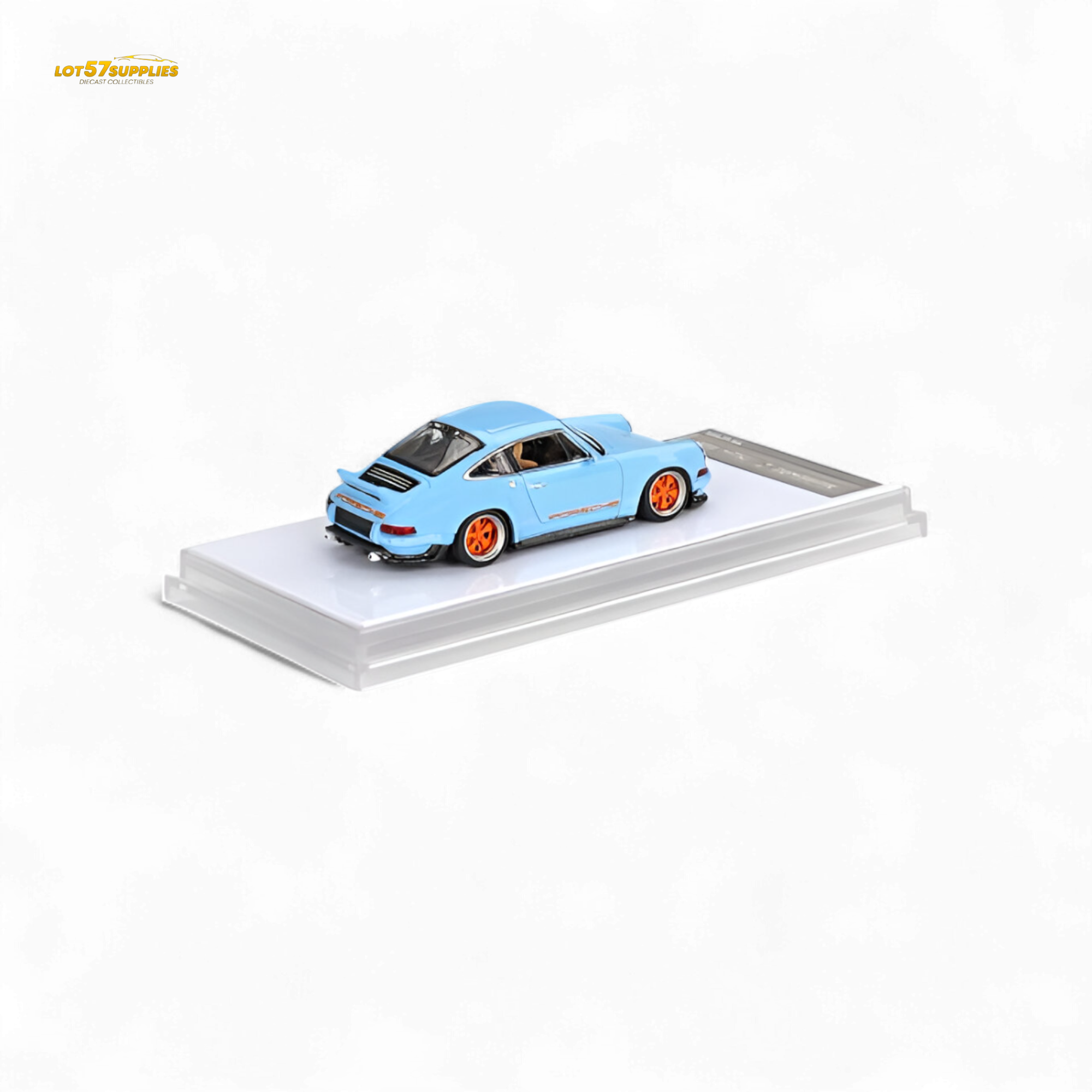 (Pre-Order) Zincit Model Porsche 911 Singer DLS - Gulf Blue 1:64