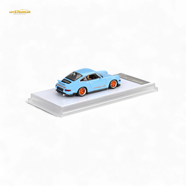 (Pre-Order) Zincit Model Porsche 911 Singer DLS - Gulf Blue 1:64