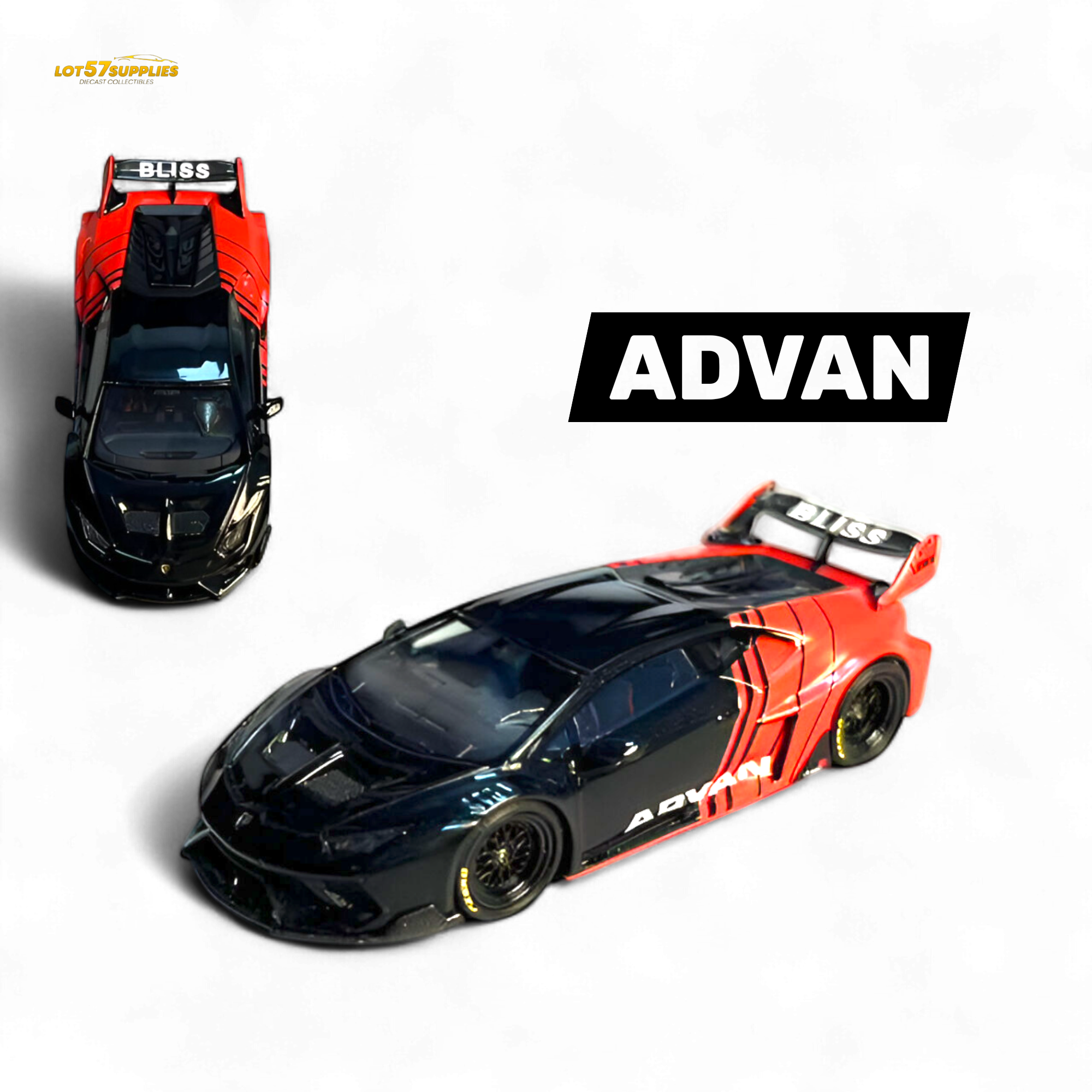 Flame Lamborghini Huracan GT LP610 - ADVAN 1:64 Main image