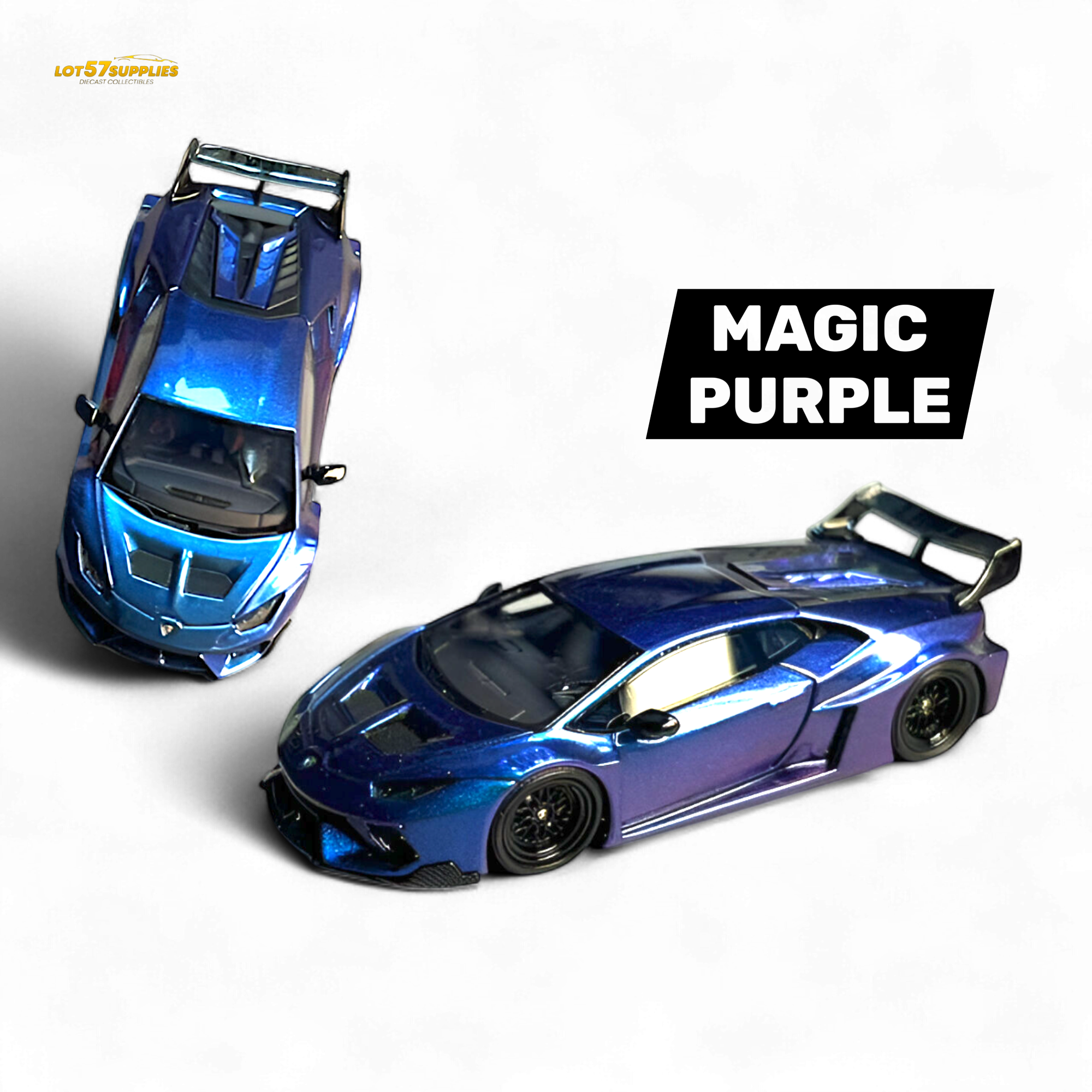 Flame Lamborghini Huracan GT LP610 - Magic Purple 1:64
