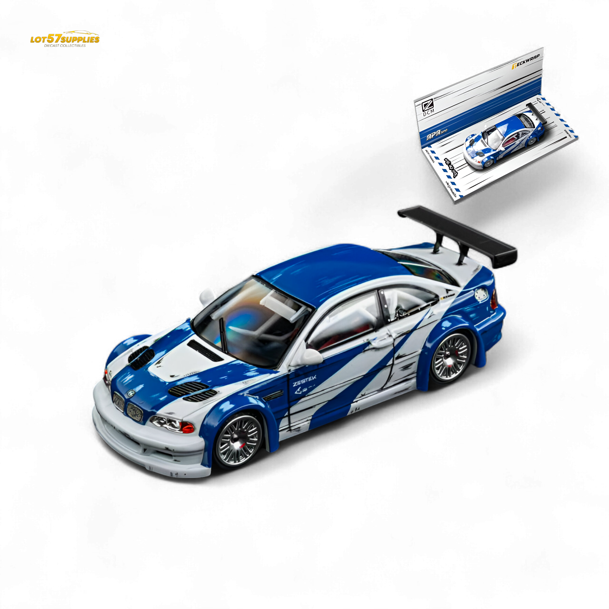 DCM Foshan BMW M3 GTR - Need for Speed Comics Livery 1:64 Main image