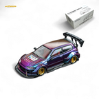 DCM Kevmannz 1996 EG6 Hatchback Gold Wheels - Chameleon - Long Spoiler 1:64