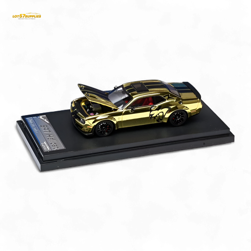 (Pre-Order) Stance Hunters Dodge Challenger SRT Hellcat - Gold 1:64