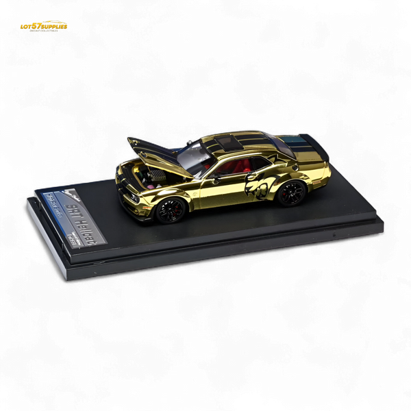 (Pre-Order) Stance Hunters Dodge Challenger SRT Hellcat - Gold 1:64
