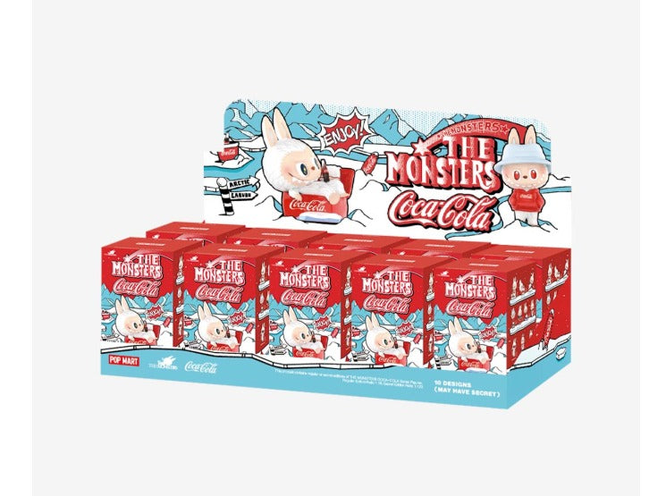 POPMart Labubu THE MONSTERS COCA-COLA Series Figures Blind Box (1 Blind Box)