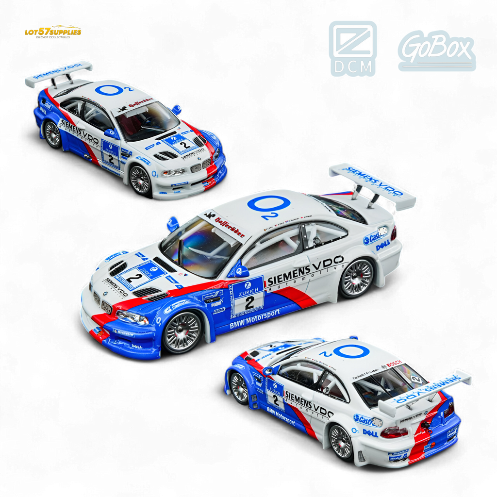 (Pre-Order) DCM & GOBOX M3 GTR E46 - SIEMENS 2 1:64