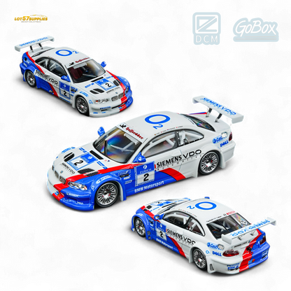 (Pre-Order) DCM & GOBOX M3 GTR E46 - SIEMENS 2 1:64