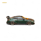 Street Weapon BMW G82 M4 Wide-Body Modified - Cangling Green Carbon Cover Special Edition 1:64