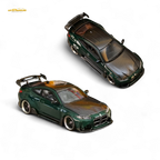 Street Weapon BMW G82 M4 Wide-Body Modified - Cangling Green Carbon Cover Special Edition 1:64