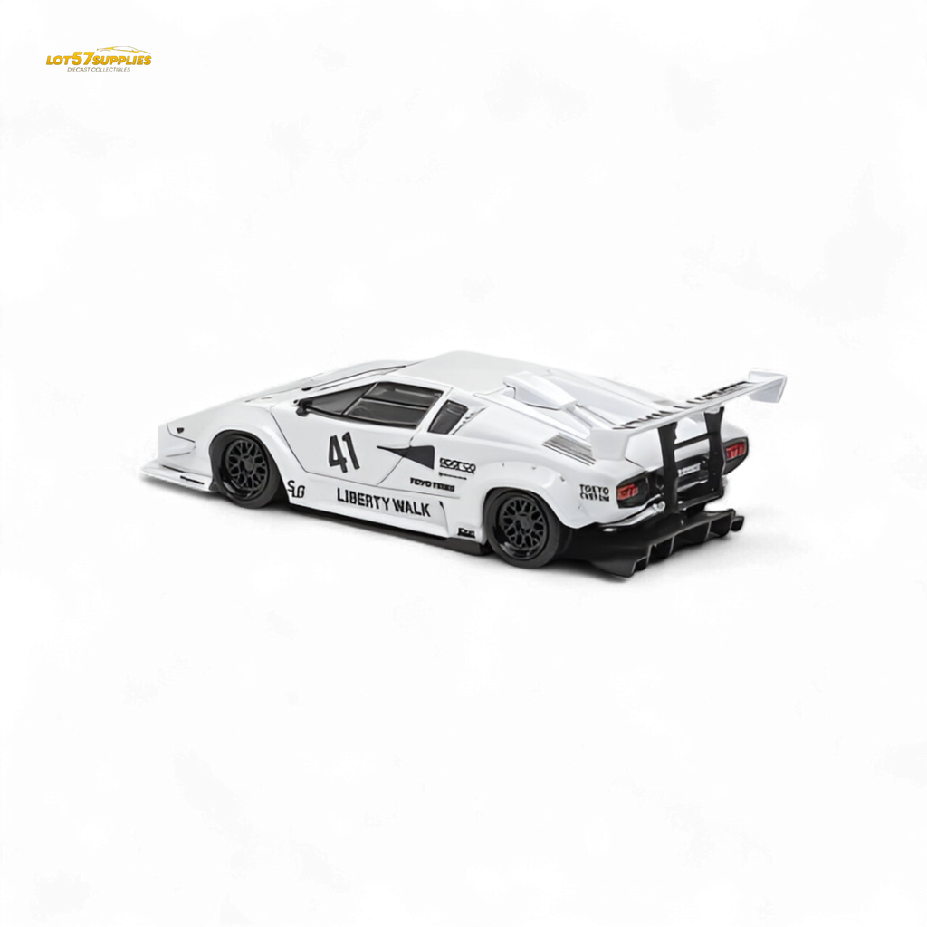 (Pre-Order) Vision64 LB Lamborghini Countach Luxury Version - White 1:64