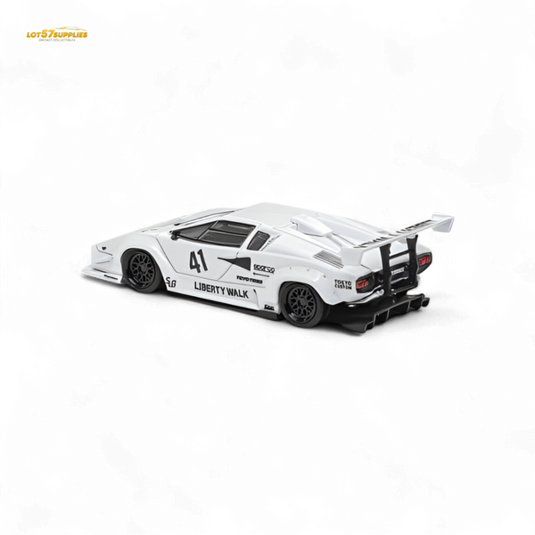 (Pre-Order) Vision64 LB Lamborghini Countach Luxury Version - White 1:64