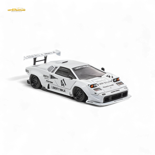 (Pre-Order) Vision64 LB Lamborghini Countach Luxury Version - White 1:64