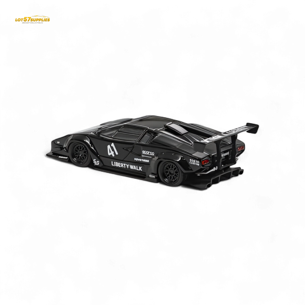 (Pre-Order) Vision64 LB Lamborghini Countach Luxury Version - Black 1:64