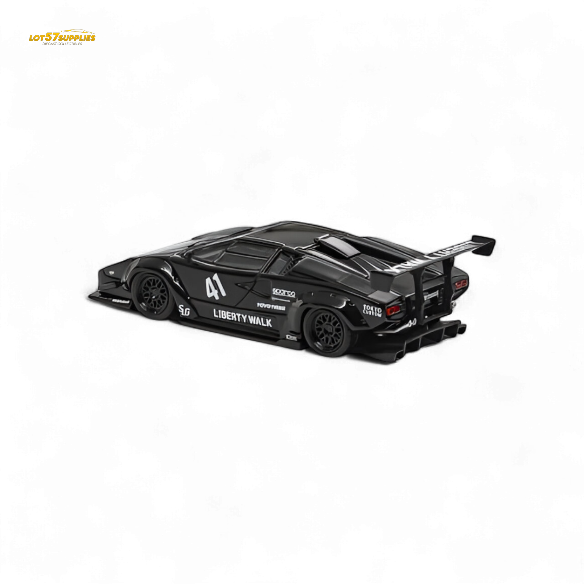 (Pre-Order) Vision64 LB Lamborghini Countach Luxury Version - Black 1:64