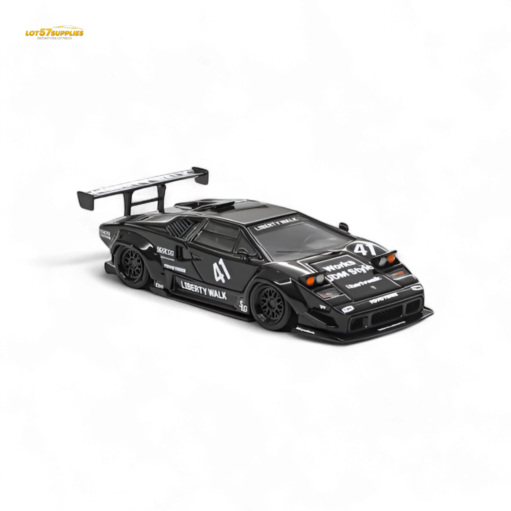(Pre-Order) Vision64 LB Lamborghini Countach Luxury Version - Black 1:64