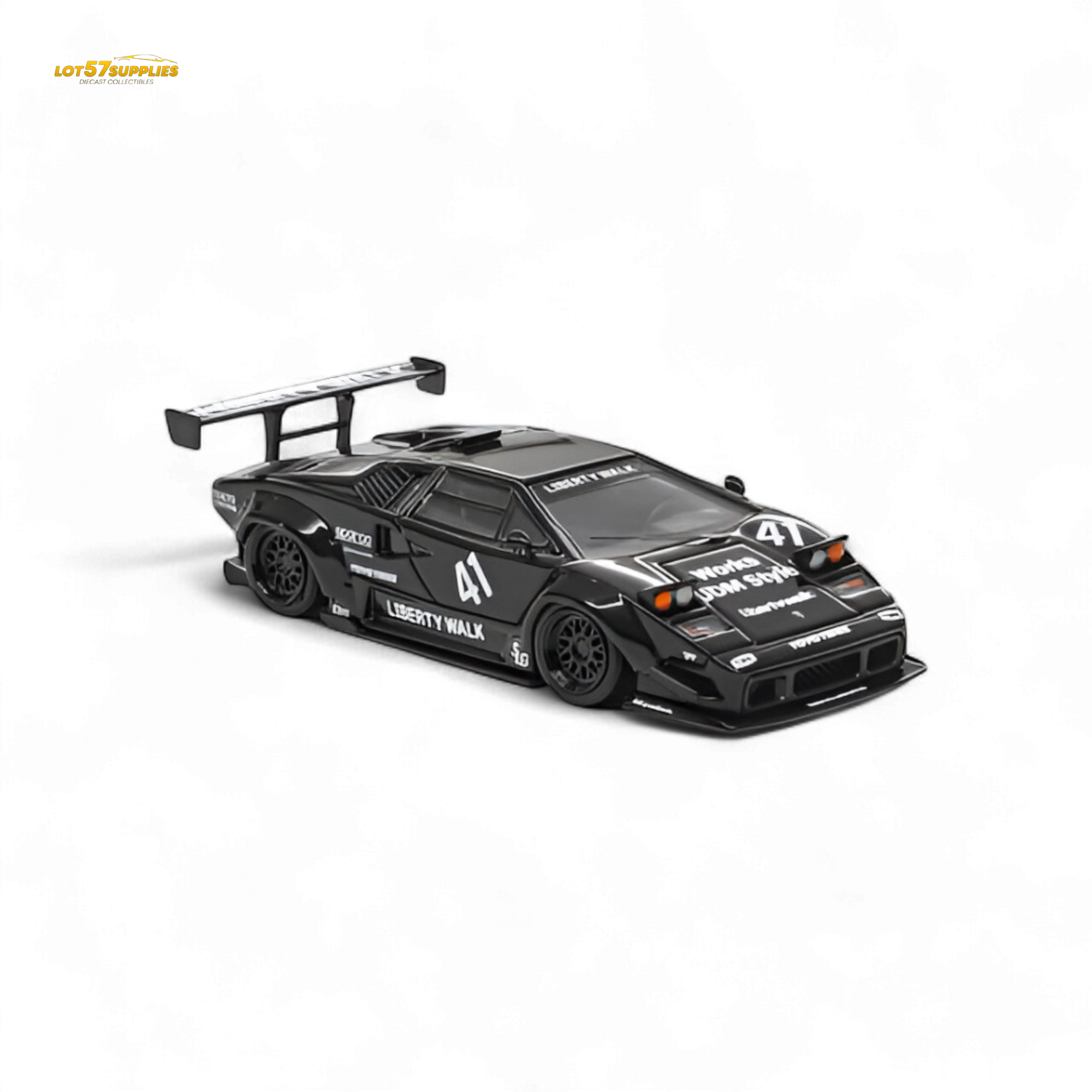 (Pre-Order) Vision64 LB Lamborghini Countach Luxury Version - Black 1:64