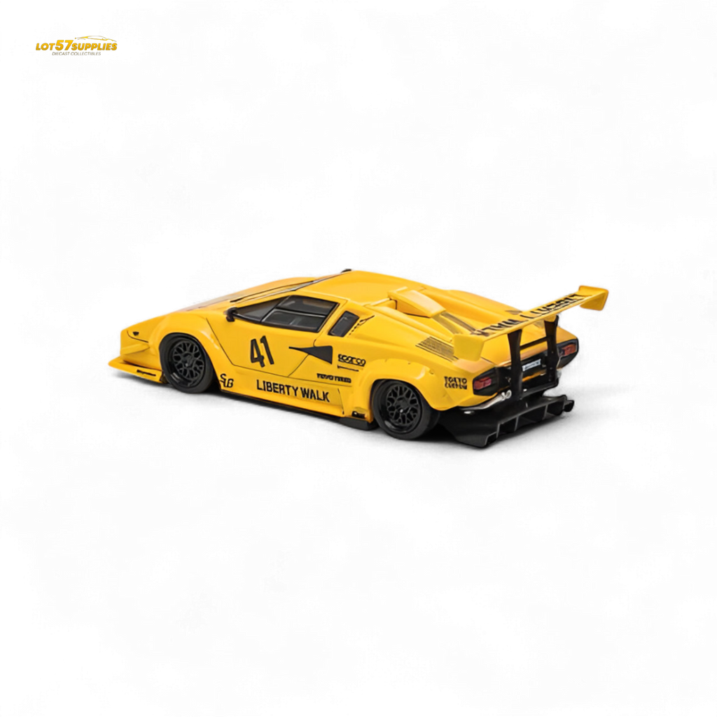 (Pre-Order) Vision64 LB Lamborghini Countach Luxury Version - Yellow 1:64