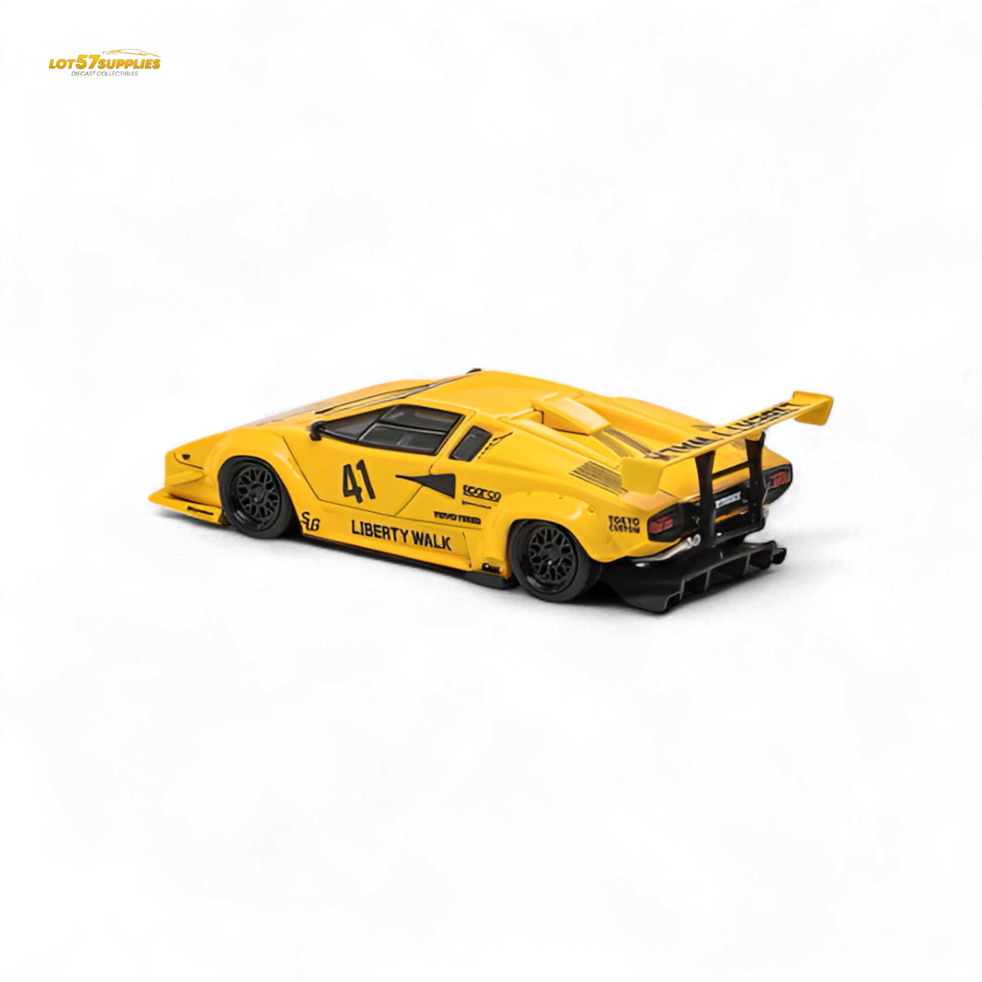 (Pre-Order) Vision64 LB Lamborghini Countach Luxury Version - Yellow 1:64