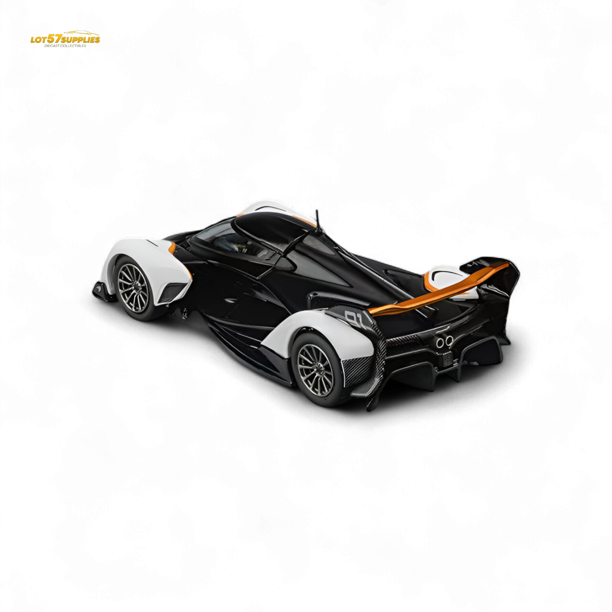 (Pre-Order) CM Model McLaren Solus GT - Black White 1:64