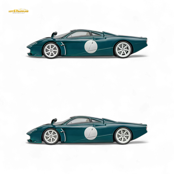 (Pre-Order) CM Model Pagani Codalunga - Green 1:64