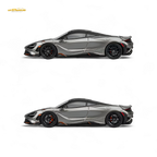 (Pre-Order) CM Model McLaren 765LT - Silver Gray 1:64