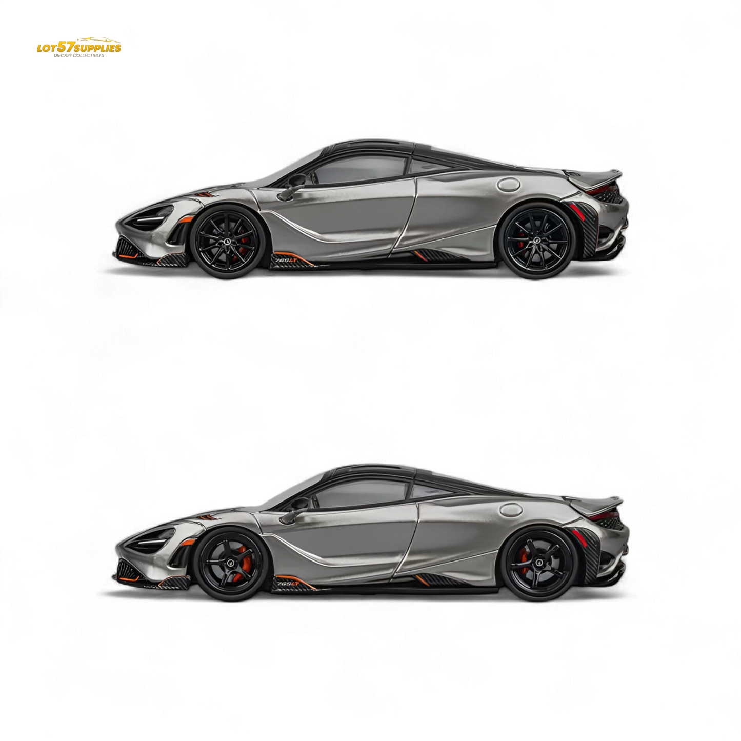 (Pre-Order) CM Model McLaren 765LT - Silver Gray 1:64