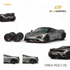 (Pre-Order) CM Model McLaren 765LT - Silver Gray 1:64