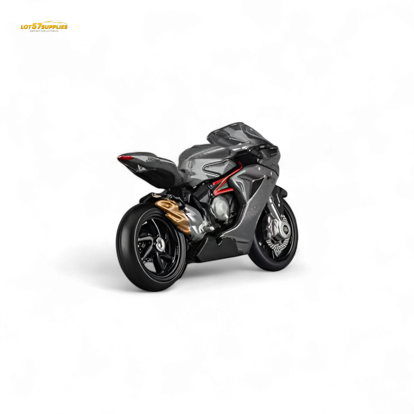 (Pre-Order) CM Model MV Agusta F3 Rosso - Metallic Gray 1:64