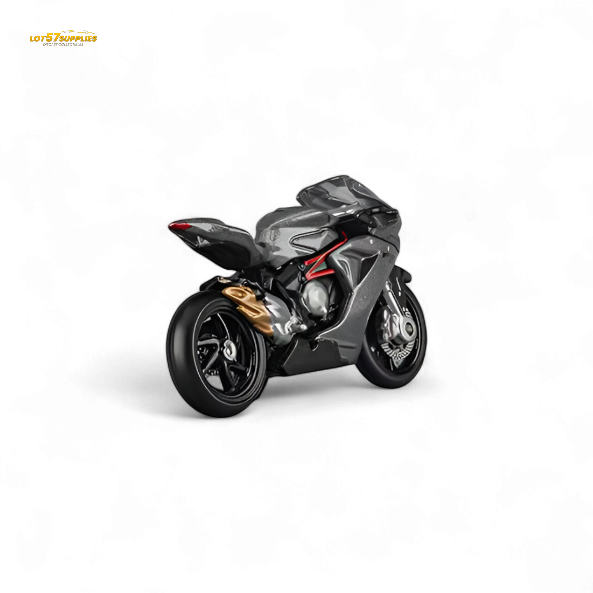 (Pre-Order) CM Model MV Agusta F3 Rosso - Metallic Gray 1:64