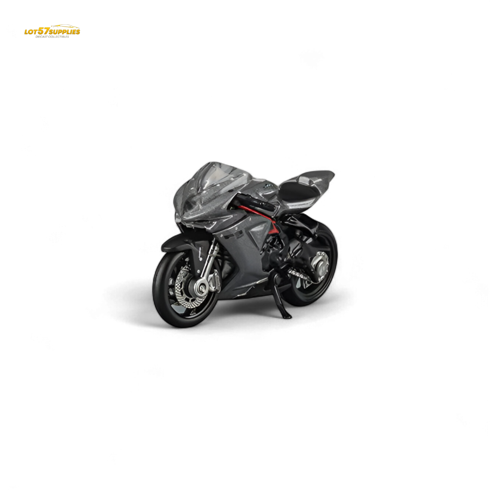 (Pre-Order) CM Model MV Agusta F3 Rosso - Metallic Gray 1:64