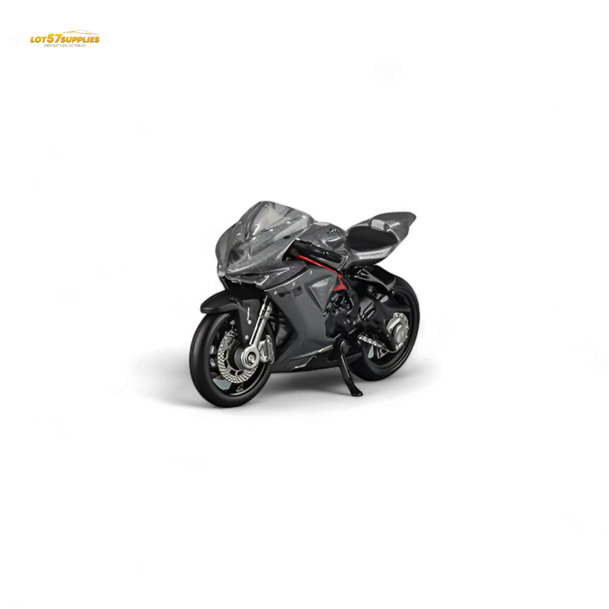 (Pre-Order) CM Model MV Agusta F3 Rosso - Metallic Gray 1:64