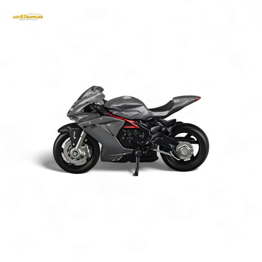(Pre-Order) CM Model MV Agusta F3 Rosso - Metallic Gray 1:64