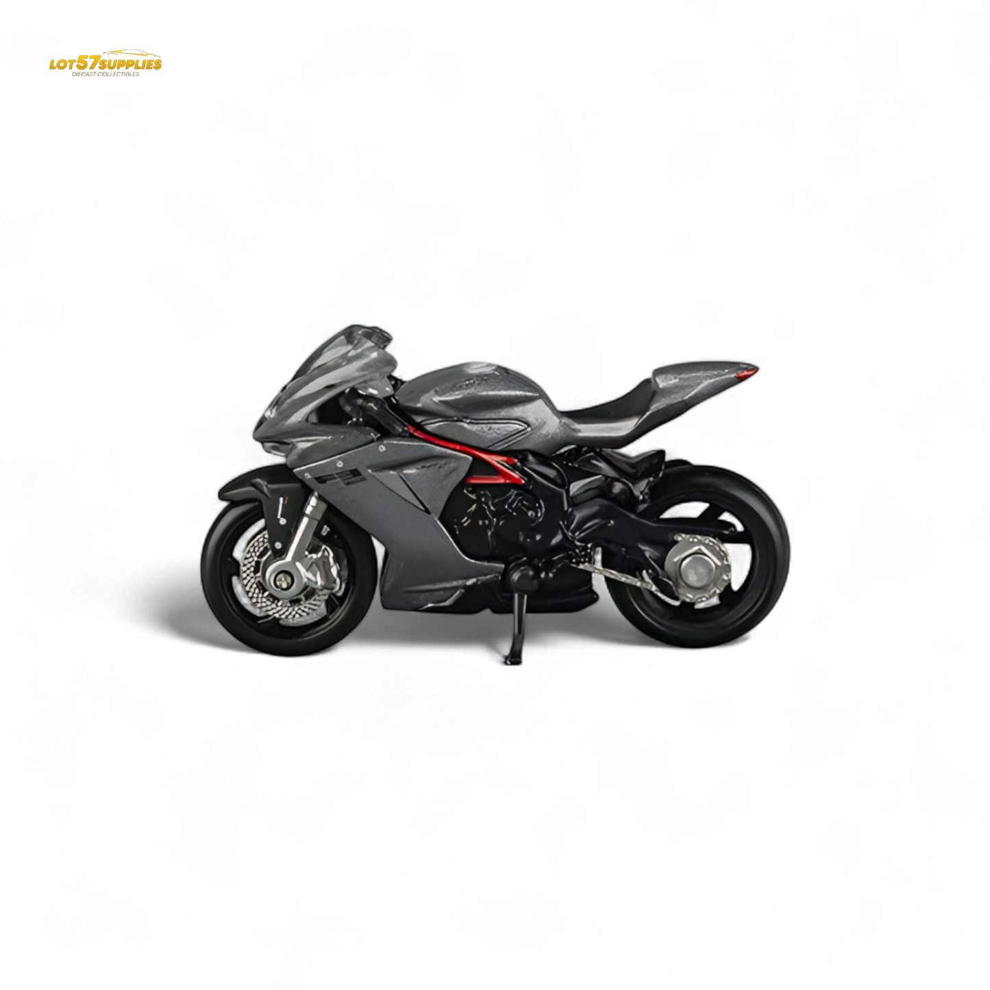 (Pre-Order) CM Model MV Agusta F3 Rosso - Metallic Gray 1:64