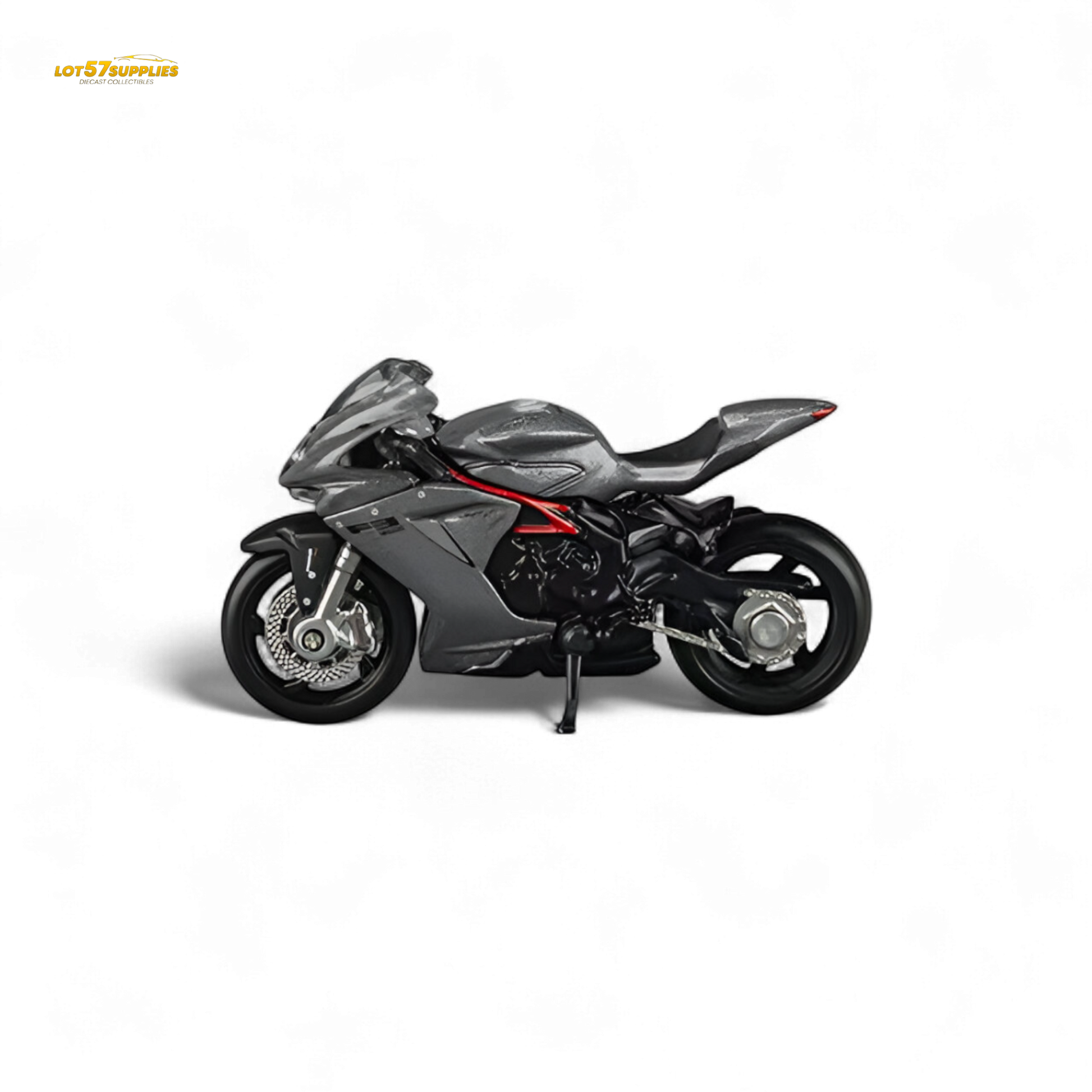 (Pre-Order) CM Model MV Agusta F3 Rosso - Metallic Gray 1:64