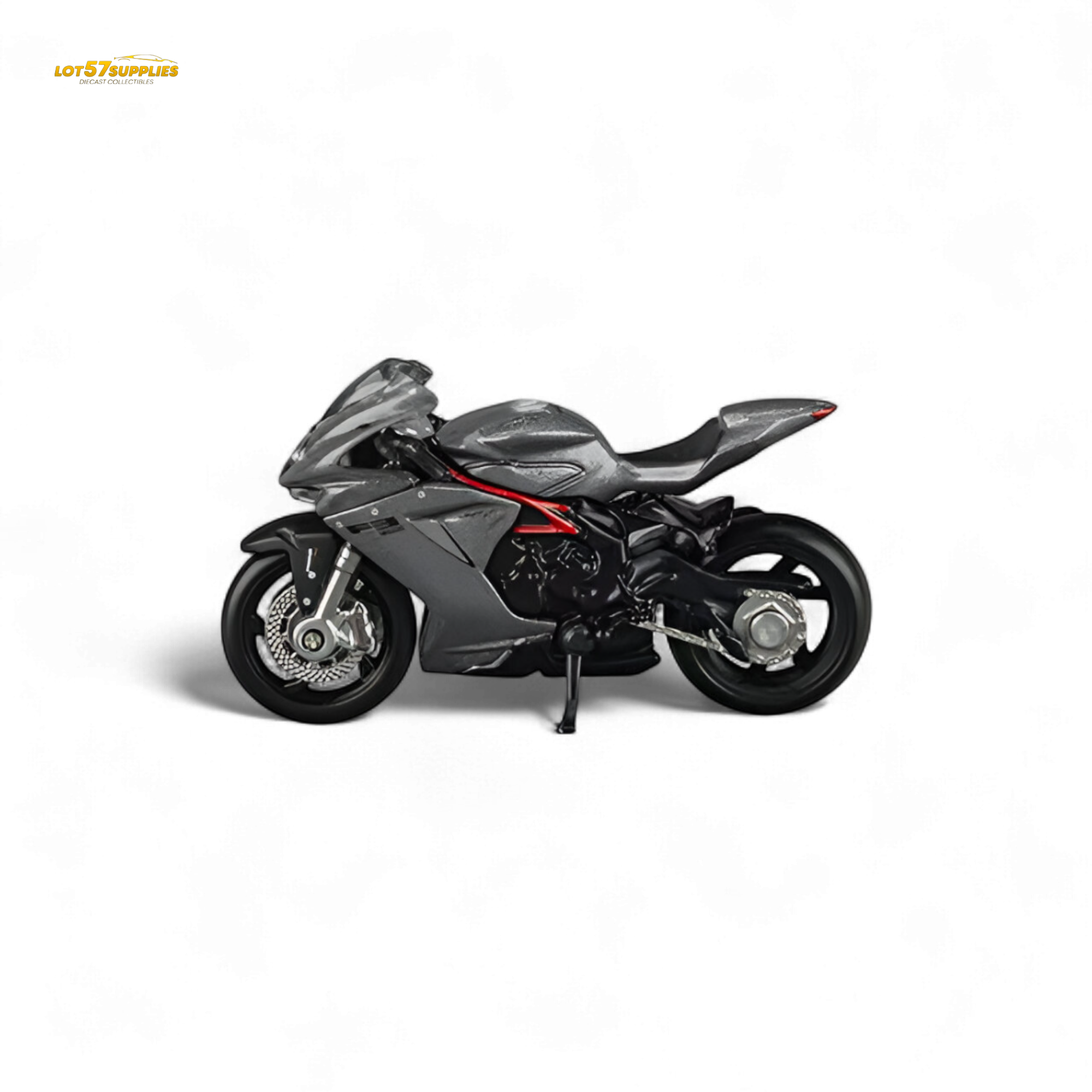 (Pre-Order) CM Model MV Agusta F3 Rosso - Metallic Gray 1:64