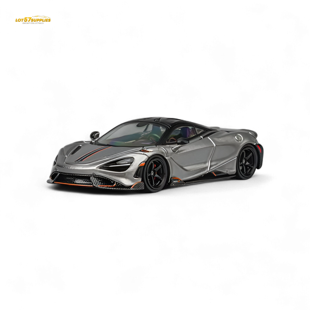 (Pre-Order) CM Model McLaren 765LT - Silver Gray 1:64