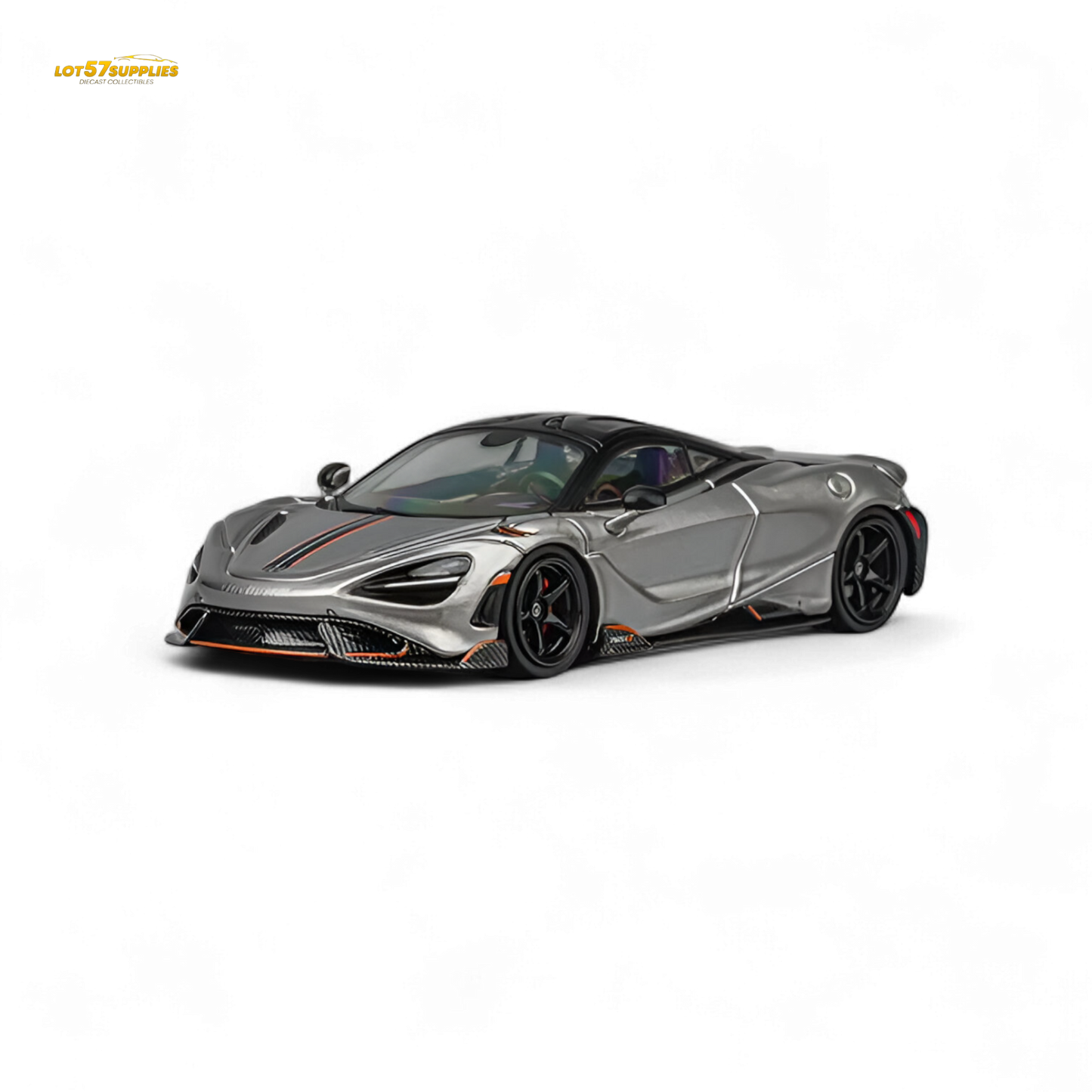 (Pre-Order) CM Model McLaren 765LT - Silver Gray 1:64