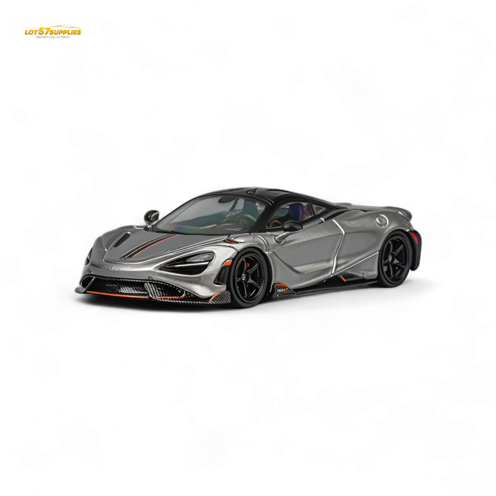 (Pre-Order) CM Model McLaren 765LT - Silver Gray 1:64