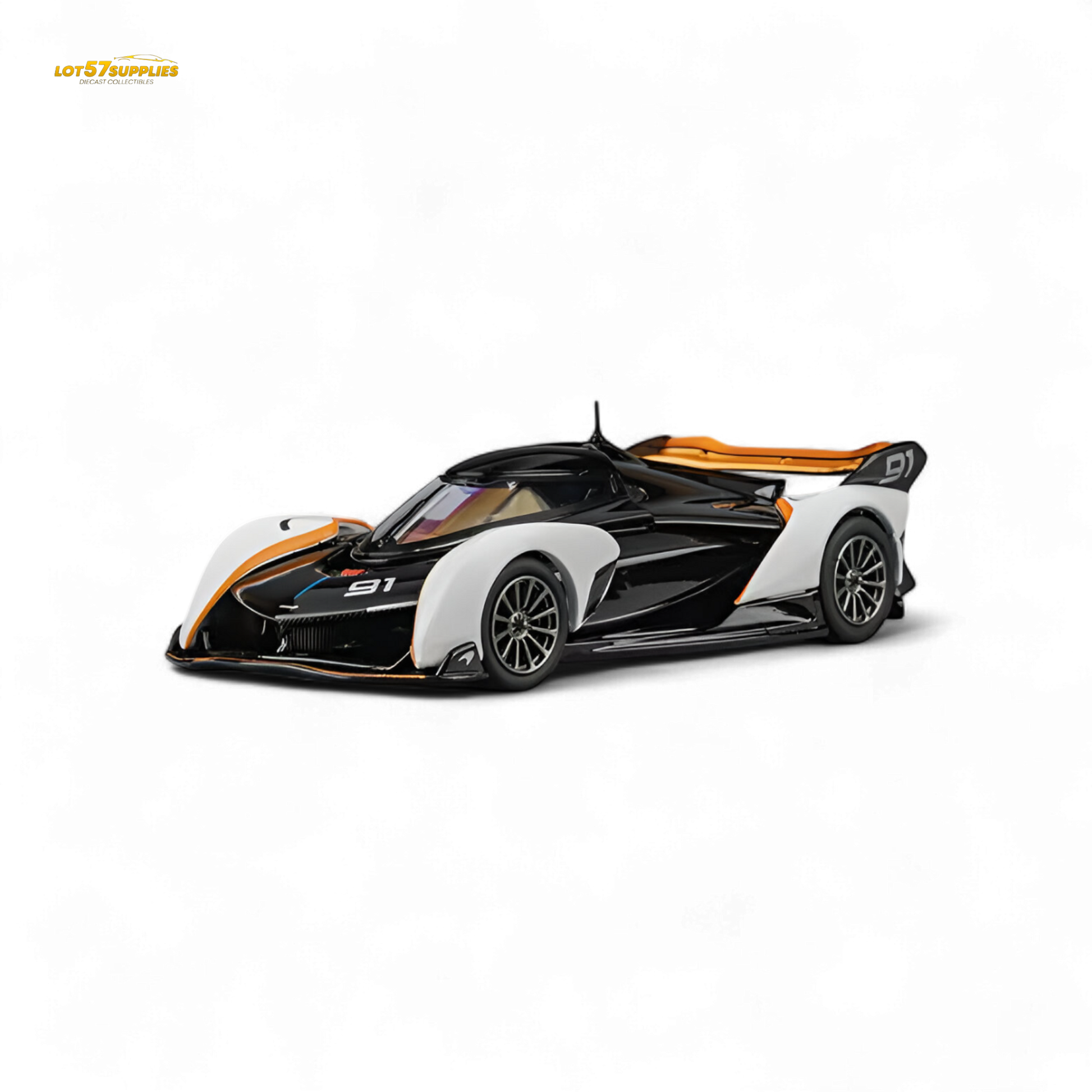 (Pre-Order) CM Model McLaren Solus GT - Black White 1:64