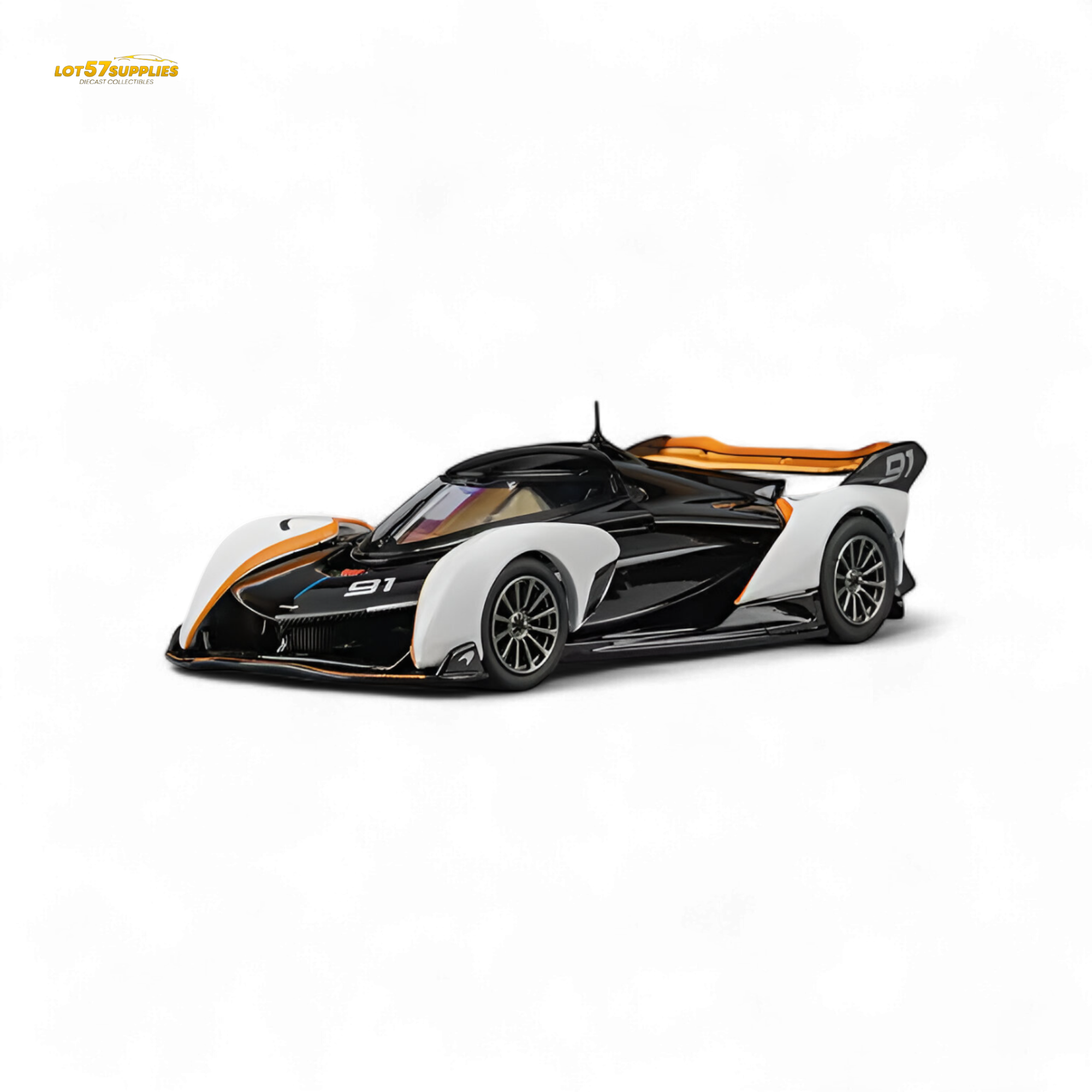 (Pre-Order) CM Model McLaren Solus GT - Black White 1:64